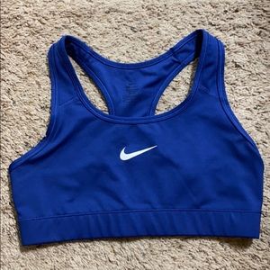 Blue Dri-Fit Nike Sports Bra